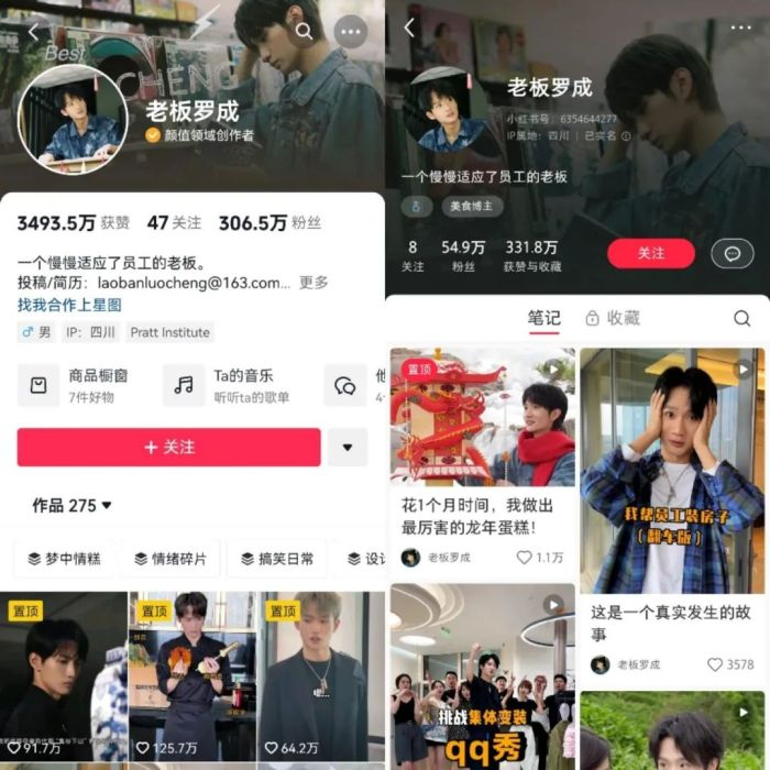 图源：抖音、小红书app