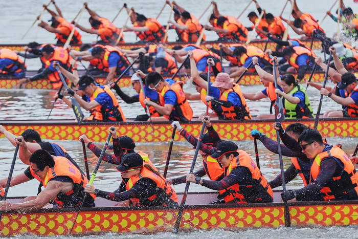 龙舟竞渡,还有国风非遗!浦东森兰这场龙舟赛展现文体旅商融合新活力