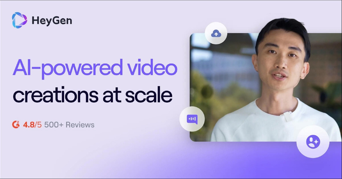 图右是HeyGen创始人徐卓