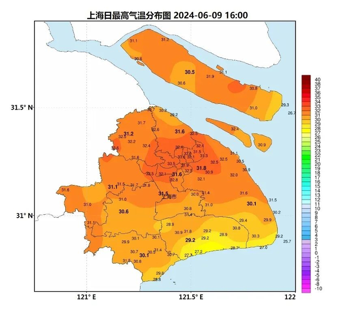 上海今天31.6℃,未来十天就这两天没有雨?明晚邂逅"飞龙在天"!