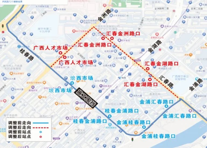 注意!明天起,南宁60路公交线路有调整