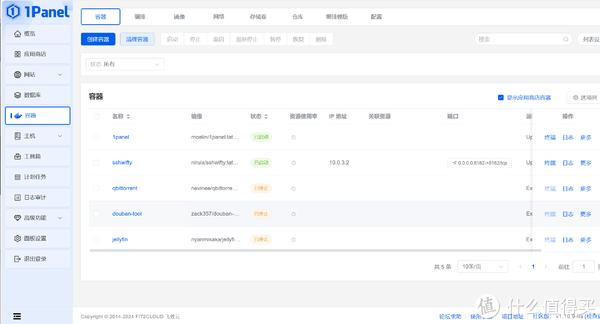 比宝塔更好用的建站管理面板！颜值更高，性能更好，把1Panel运维面板装进docker，更易升级、更易删除插图4