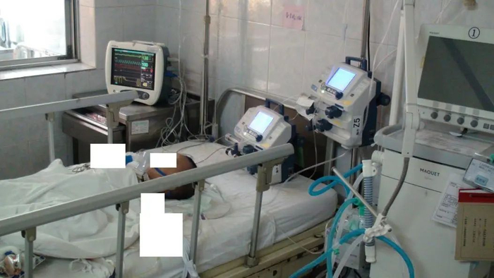 没有监护病房，利用普通病房做流动ICU，图/受访者