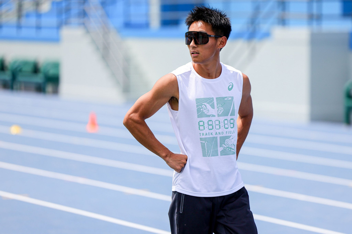 陈佳鹏在训练中。