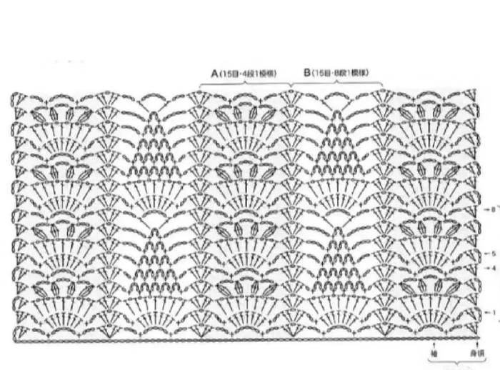 优雅精致的云帛真丝菠萝半裙(花样图解)|菠萝花|钩针|真丝_新浪新闻
