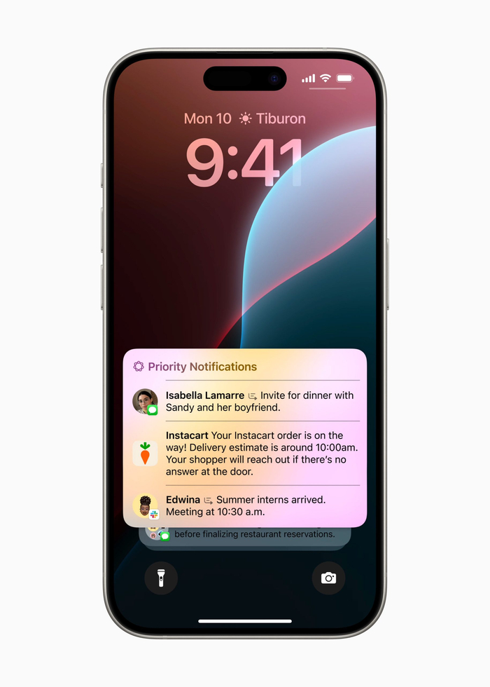 苹果介绍个人智能化系统 apple intelligence,为旗下设备引入生成式