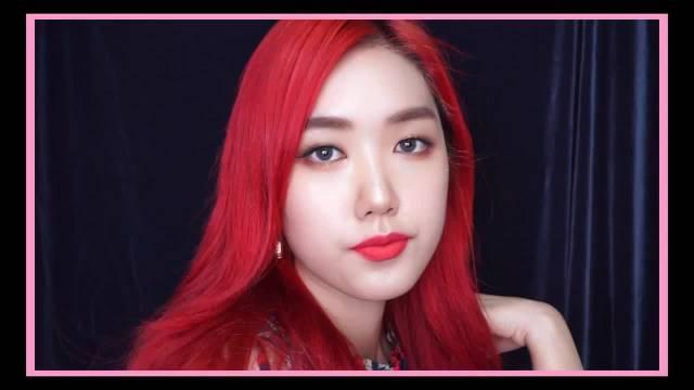 想要尝试韩国女团blackpink成员rosé风格的妆容吗?