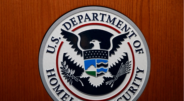 美国国土安全部徽标 资料图片 图源：美媒