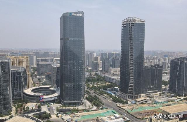 "双子塔"成型,济南东部城区再添地标性建筑