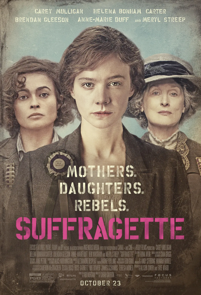 《妇女参政论者》（Suffragette）电影海报（图片来源：豆瓣）