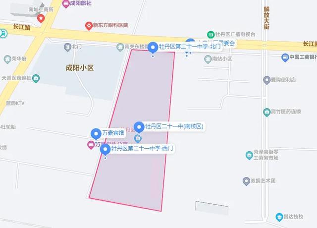 牡丹区丹阳街道地图图片