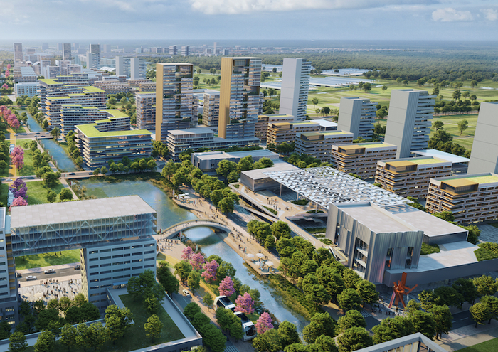 上海临港新片区书院站枢纽地区综合开发国际竞赛方案