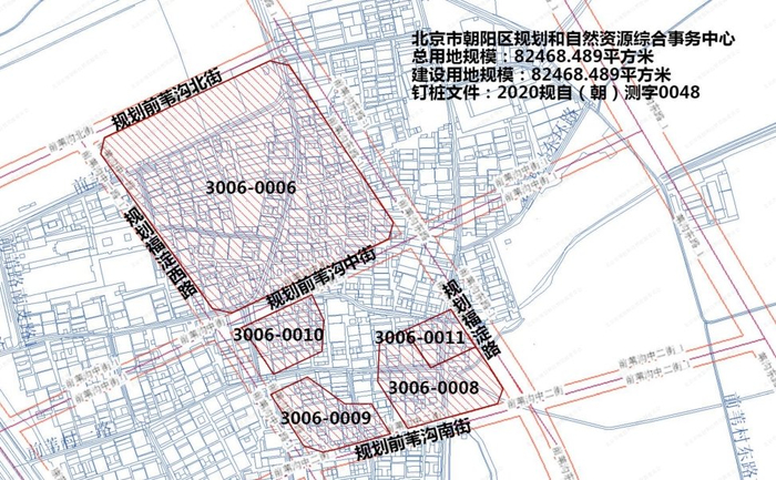 前苇沟地块位置图