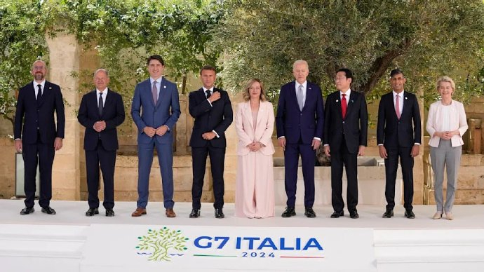 为期3天的七国集团(g7)峰会13日在意大利南部普利亚大区一处度假胜地