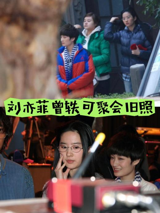 刘亦菲曾轶可聚会旧照,原来她们以前关系这么好!