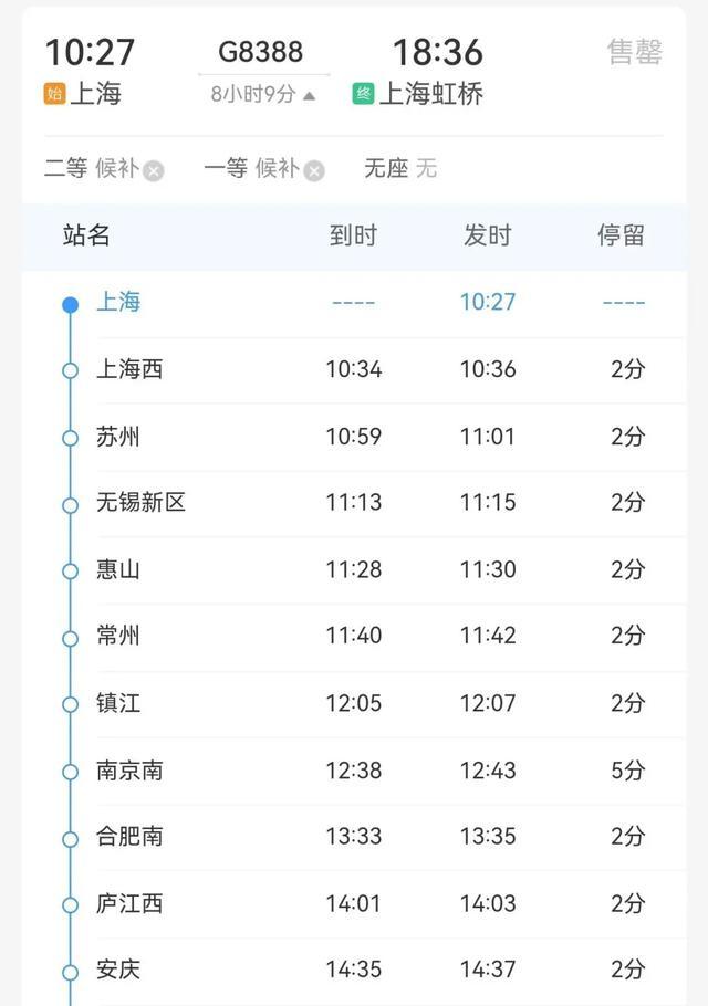 这条从上海到上海的大环形高铁列车今天首次开行,8小时环游长三角