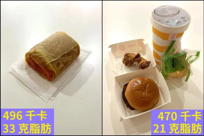 谁能想到，小小一块面包，热量竟然这么高啊。图片来源：丁香生活研究