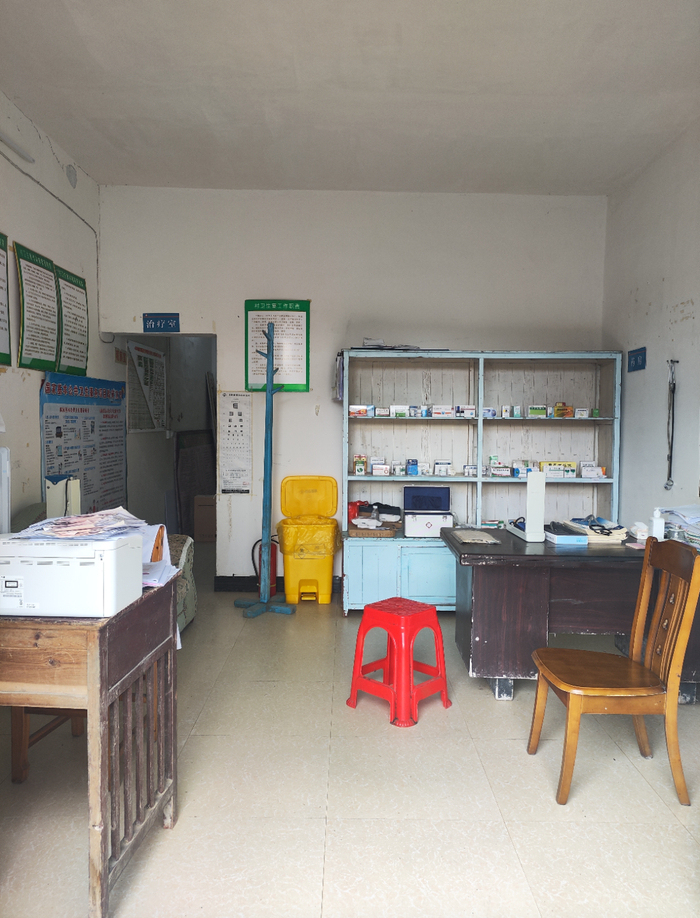 胡依文所在的卫生室。（图/受访者供图）