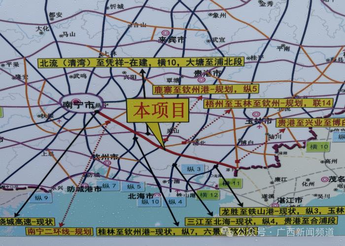 广西南湛高速线路图图片