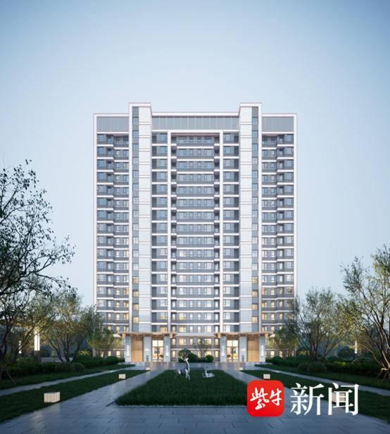 项目北向立面效果图，具体以实际交付为准