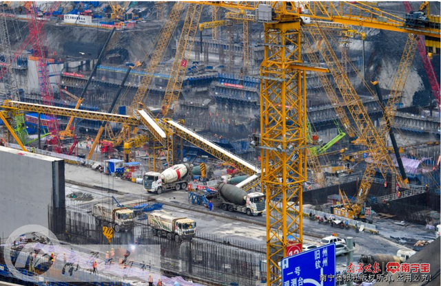 平陆运河马道枢纽建设如火如荼