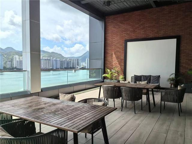 香港科学园内的住宅大楼Innocell的公共区域。人民网 杨春燕摄