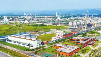 广安经开区新桥化工园区。