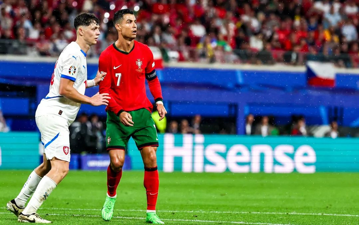 ▲本次欧洲杯C罗（右）还未进球。