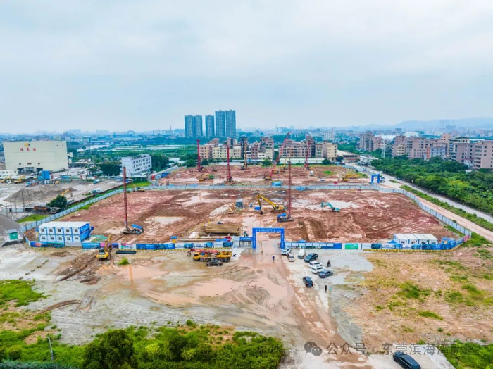 中交滨海湾科创智造园正如火如荼建设中