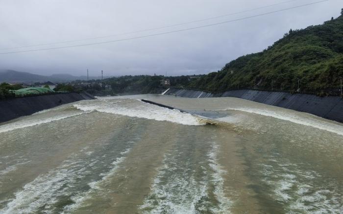 富水水库实时水位图片