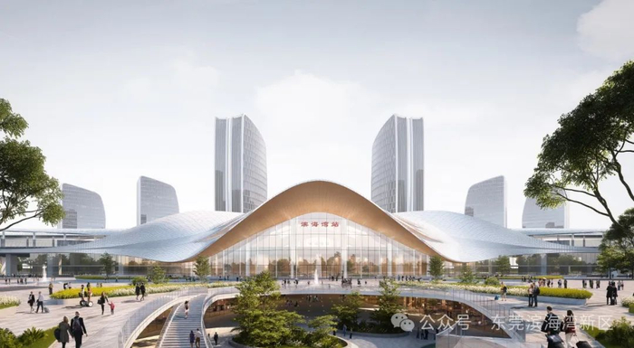 滨海湾站效果图