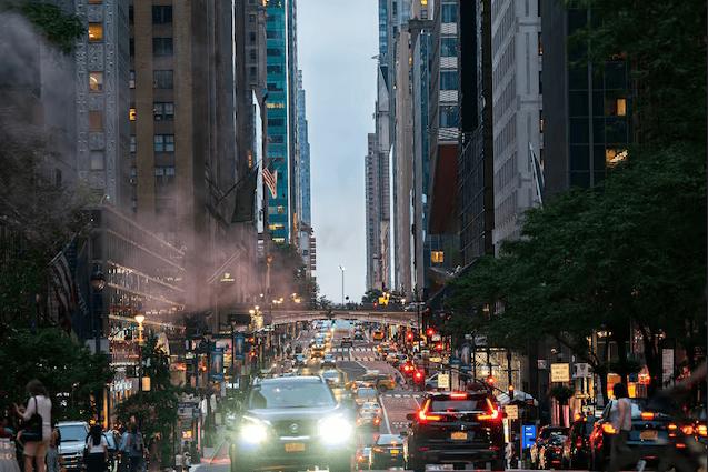 美国纽约街头 图片来源：路透社