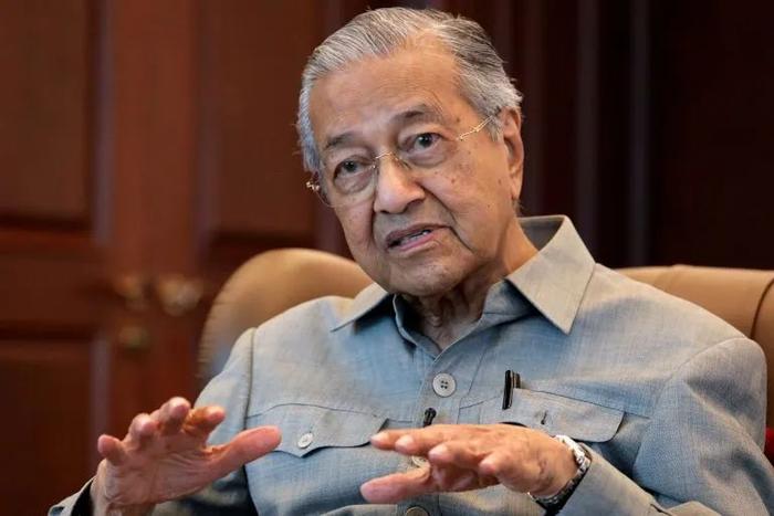 马来西亚前总理马哈蒂尔。图源：外媒