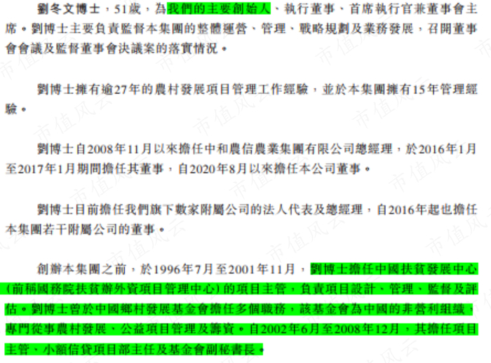 （中和农信招股书）
