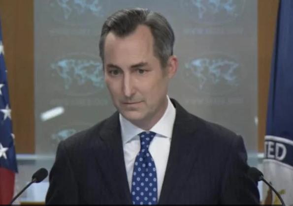美国国务院发言人马修·米勒  视频截图