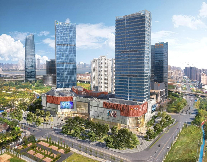 南昌大悦城综合体中甲级写字楼“大悦中心”效果图