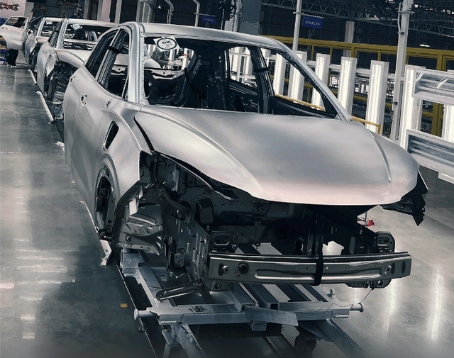 哪吒汽车泰国工厂正式开始规模化生产 图源：哪吒汽车 