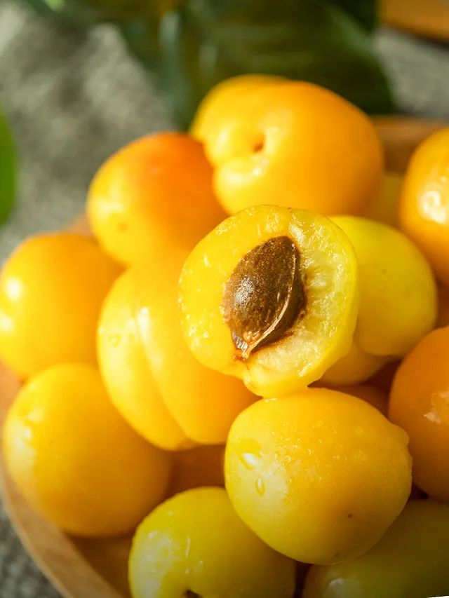 超甜的新疆小白杏,皮薄,肉多,香甜味美!
