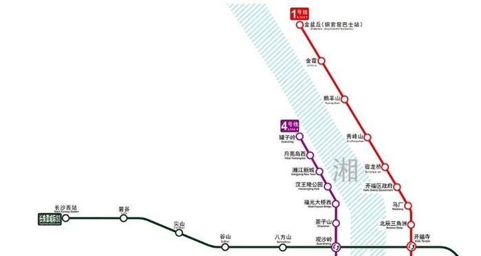 长株潭城际s1号线纳入长沙地铁