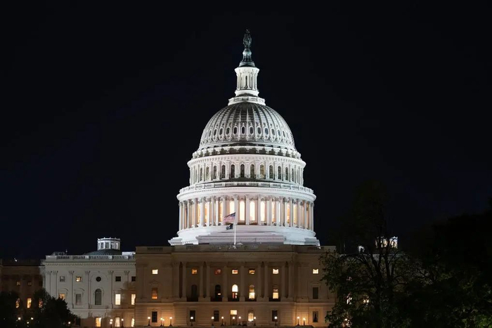 ▲这是4月23日在美国首都华盛顿拍摄的美国国会大厦。图/新华社