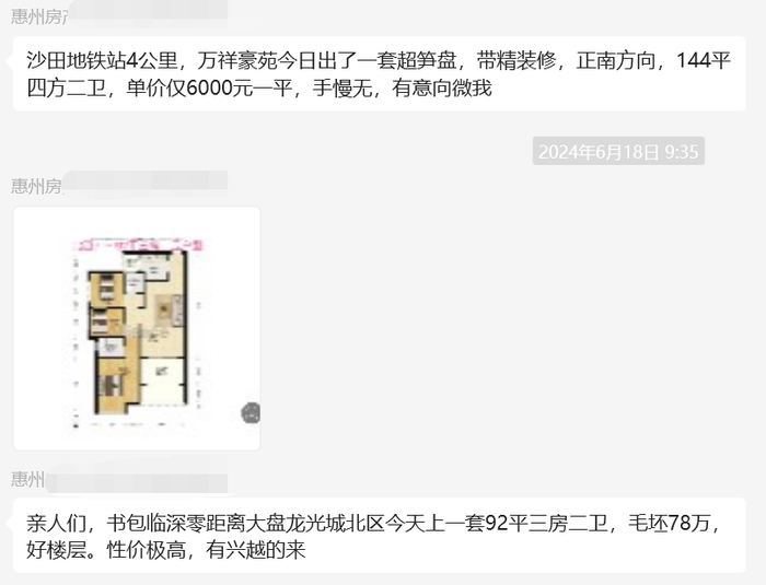 （来源:房产群聊）