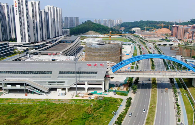 △新白广城际镇龙站