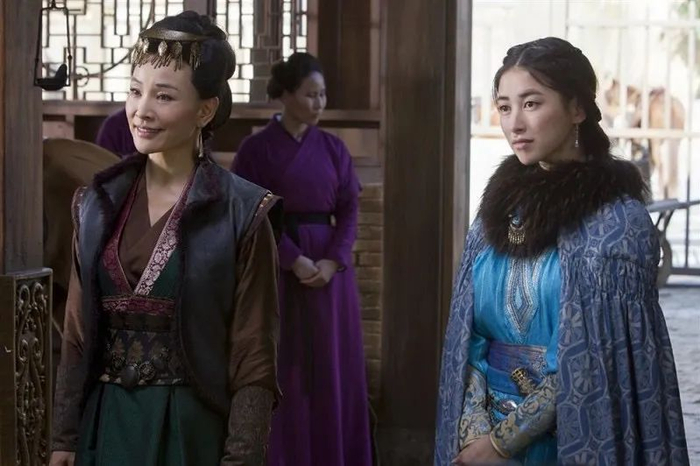 ▲《马可·波罗》陈冲与朱珠 剧照