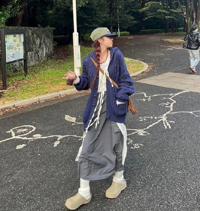 身高158的日本时尚博主ig穿搭分享,很适合小个子仙女借鉴