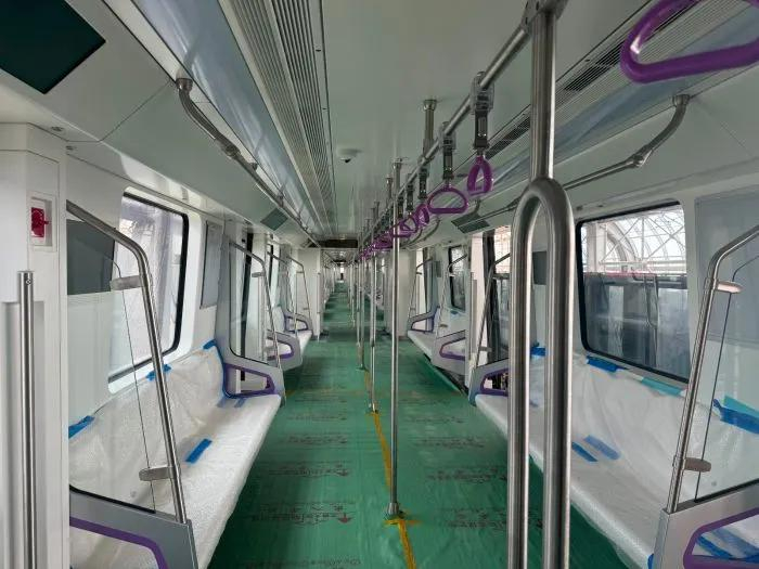 关注: z4线最新进展!首列车进入满载测试阶段!