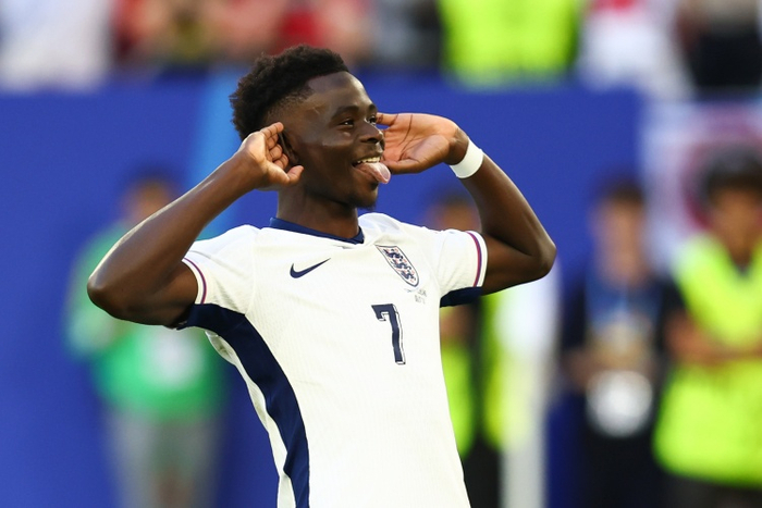 萨卡是英格兰第3位点球大战罚丢后,再次参加点球大战罚中的球员