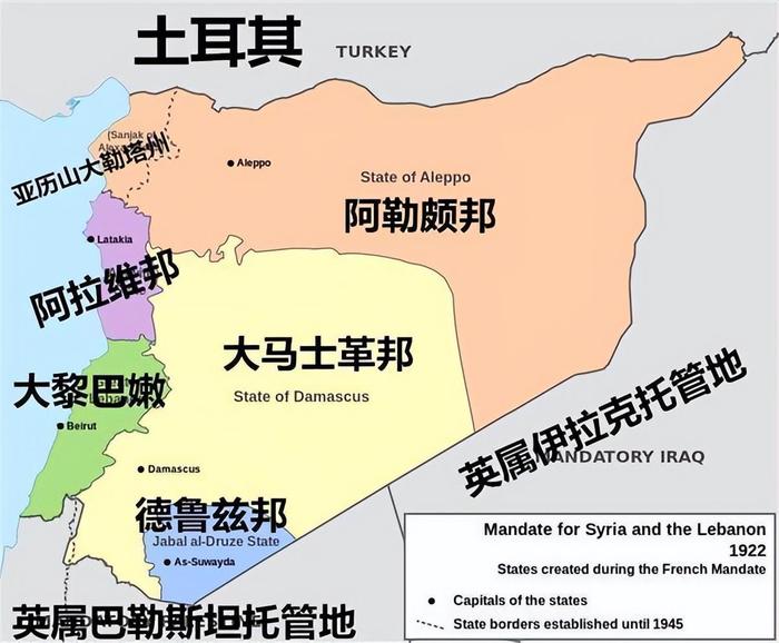 叙利亚和土耳其的争议领土,由土耳其实际控制