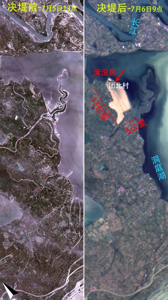 解读洞庭湖的决堤!
