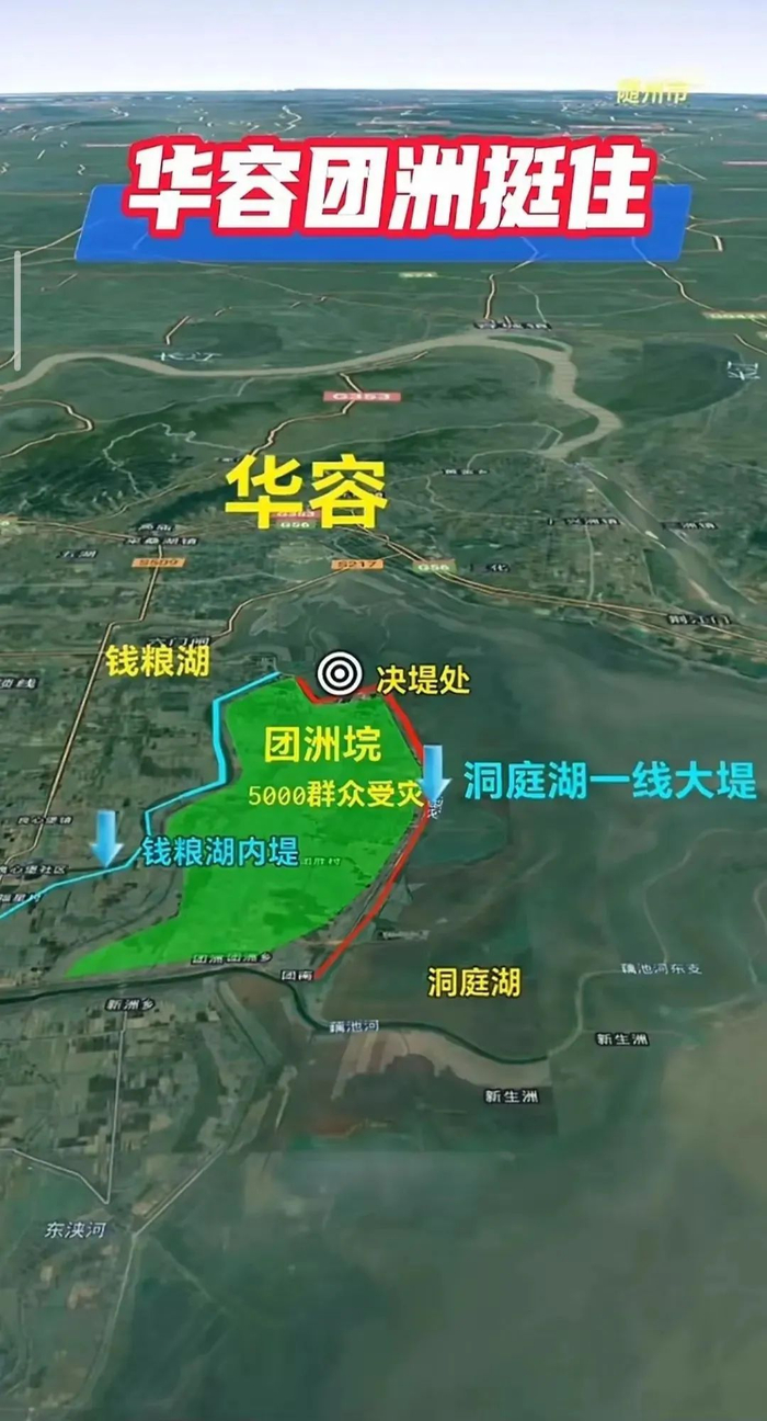 解读洞庭湖的决堤!