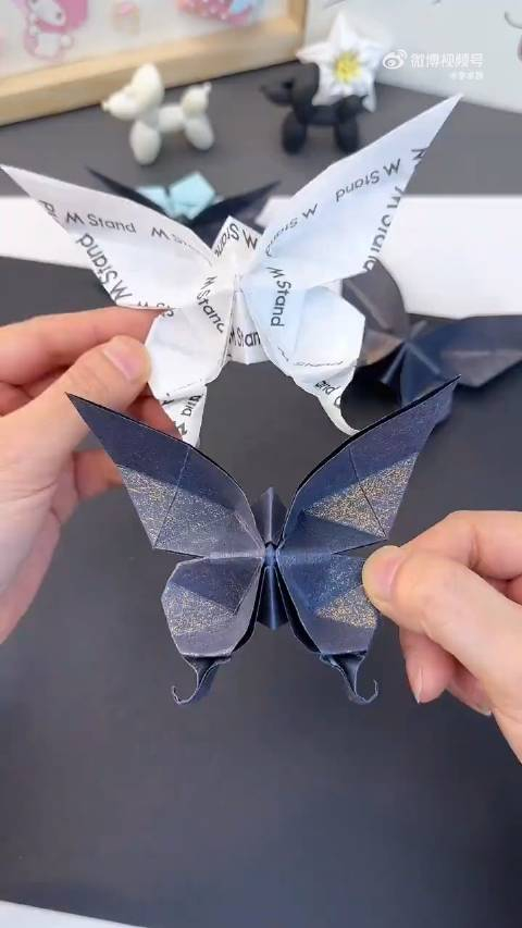 蝴蝶必须会折,谁还不会这个立体蝴蝶?这么详细肯定学得会